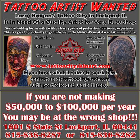 tattoos/ - Tattoo Artist Wanted - 123398